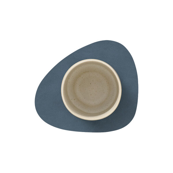 Nupo glassbrikke Curve, anthracitedark blue, LIND DNA