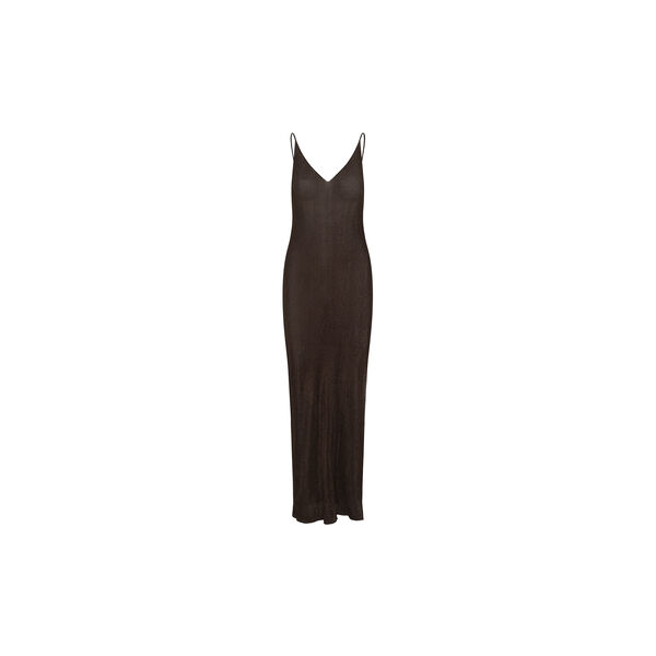 GZsilvi singlet dress, deep brown metallic, Gestuz