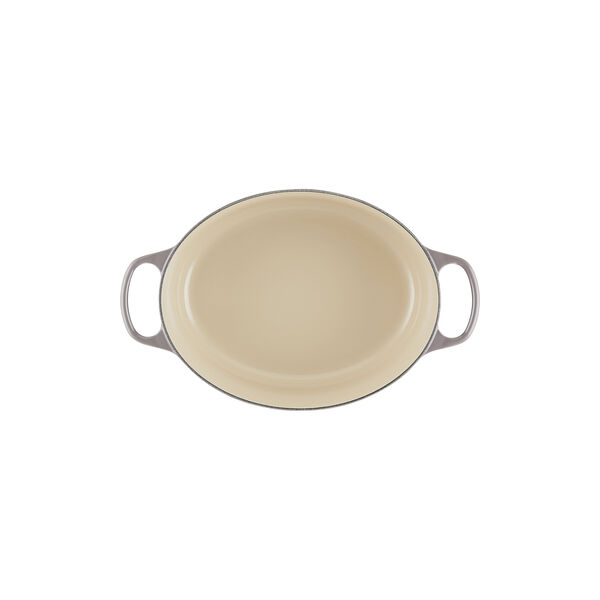 Signature st&oslash;pejern oval gryte &Oslash; 31 cm, flint, Le Creuset