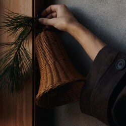 Flettede bjeller 2 stk., natural, Ferm Living