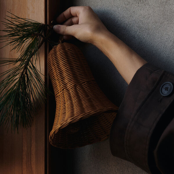 Flettede bjeller 2 stk., natural, Ferm Living