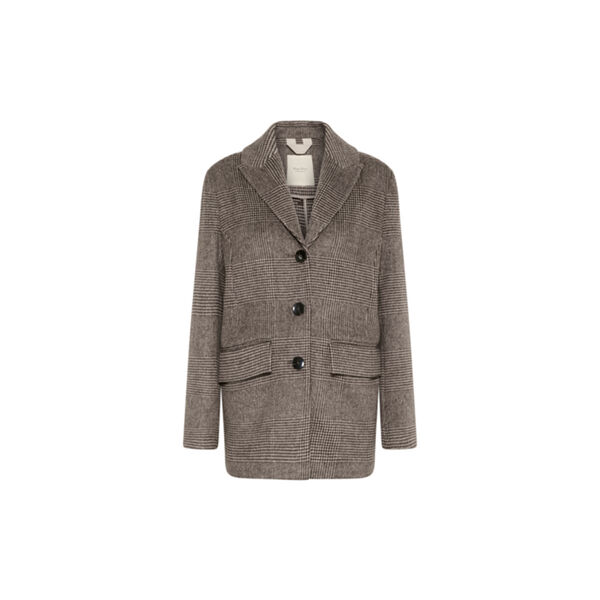 SelinePW Jacket, brown check, Part Two