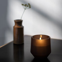 Duftvoksglasslys awaken, brown, Uyuni Lighting