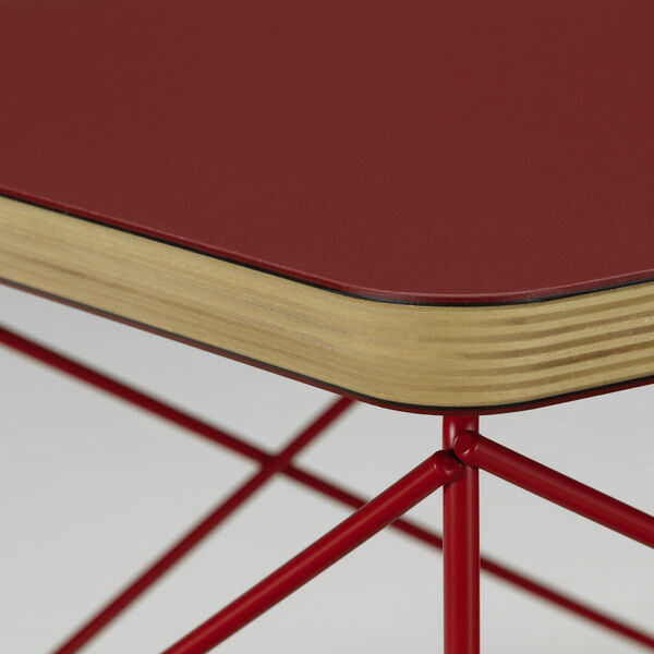 Occasional Table LTR, dark brick/classic red, Vitra 