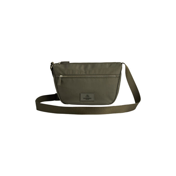 MonoMBG Crossbody Bag Recycled, dark olive w/gold, Markberg