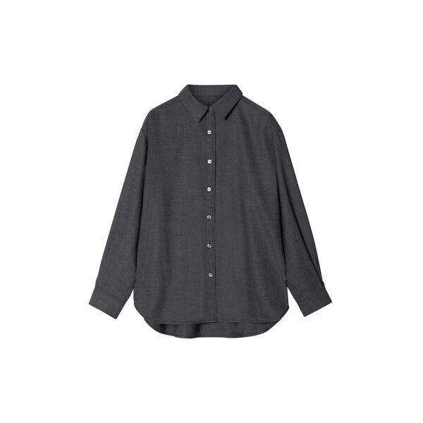 Tailored Oversized shirt, charcoal grey, FWSS