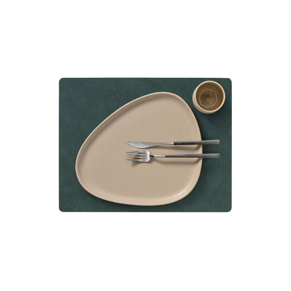 Nupo dekkebrikke Square L, dark green, LIND DNA