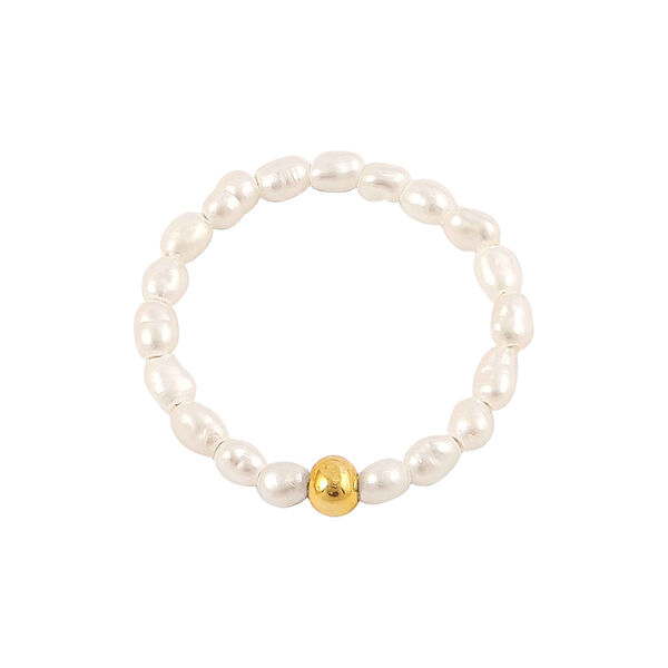 Pearl&nbsp;ring, gull/hvit, Hultquist Copenhagen