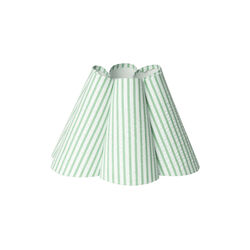 Lampeskjerm wavy Small, green stripe, byTiMo