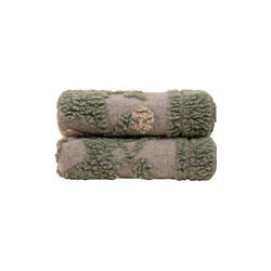 Harmony Boiled Wool pledd, green, Frati Home