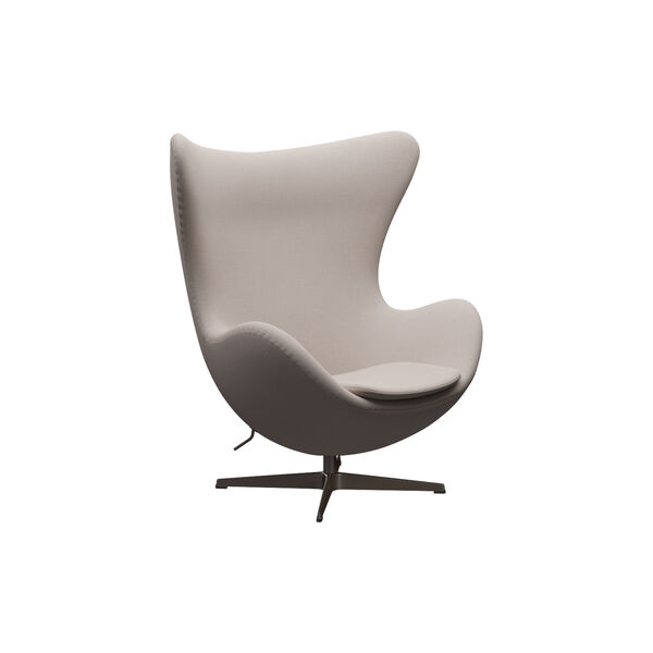 Egg&trade; 3316 loungestol, Christianshavn 1120 light beige/brown bronze, Fritz Hansen