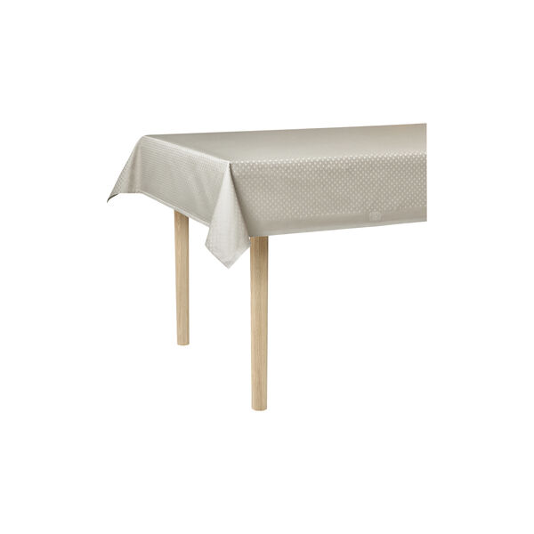 Snowflakes Damaskduk, greige, Georg Jensen Damask