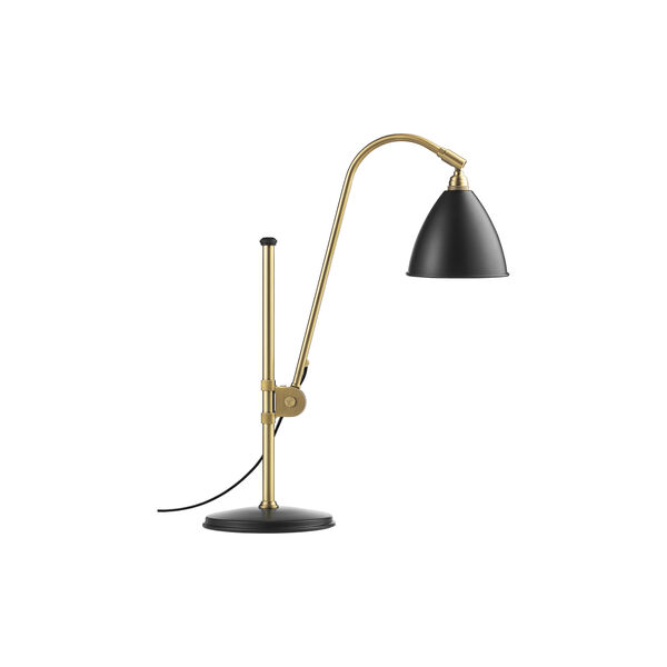 Bestlite BL1 bordlampe, charcoal black/messing, GUBI