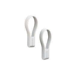 Loop H&aring;ndkleholdere m/ magnet, soft grey, Zone Denmark