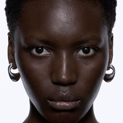 Dolphin &Oslash;rering large, s&oslash;lv, Maria Black