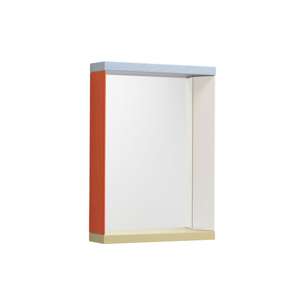 Colour Frame Mirror Small, blue/orange, Vitra 