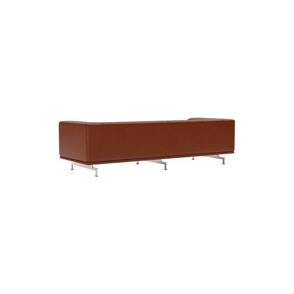 4511 Delphi Sofa, Cera 905/aluminium, Fredericia Furniture