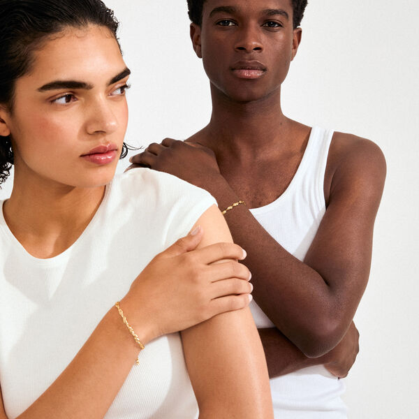 ELIYAH armb&aring;nd, gullbelagt, Pilgrim