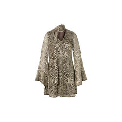Marianne Dress Leo Lurex, gold brown shimmer, Ida Sj&ouml;stedt