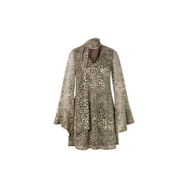 Marianne Dress Leo Lurex, gold brown shimmer, Ida Sj&ouml;stedt