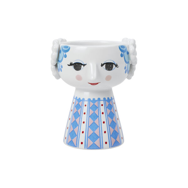 Eva lysestake, bl&aring;, Bj&oslash;rn Wiinblad