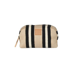 Svinkloev Cosmetic bag, jute - black, Luna Moon