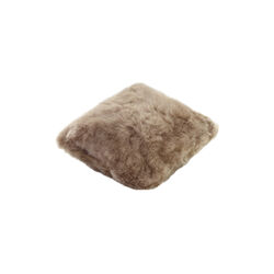 NUBE pute med royal alpakka på én side, taupe, WEICH Couture Alpaca