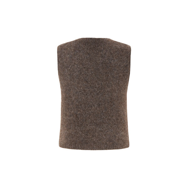 SRCamilla Vest Knit, 915 demitasse melange, Soft Rebels
