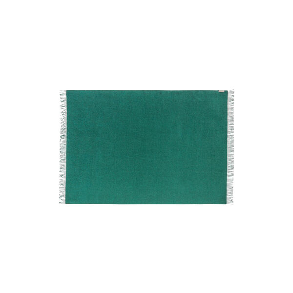 Lima pledd, dark green 1172, Silkeborg Uldspinderi
