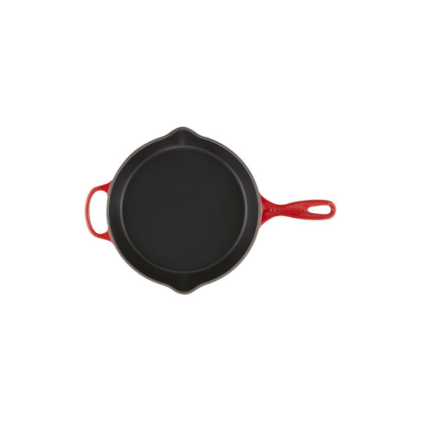 Signature st&oslash;pejern dyp stekepanne &Oslash; 26 cm, cerise, Le Creuset