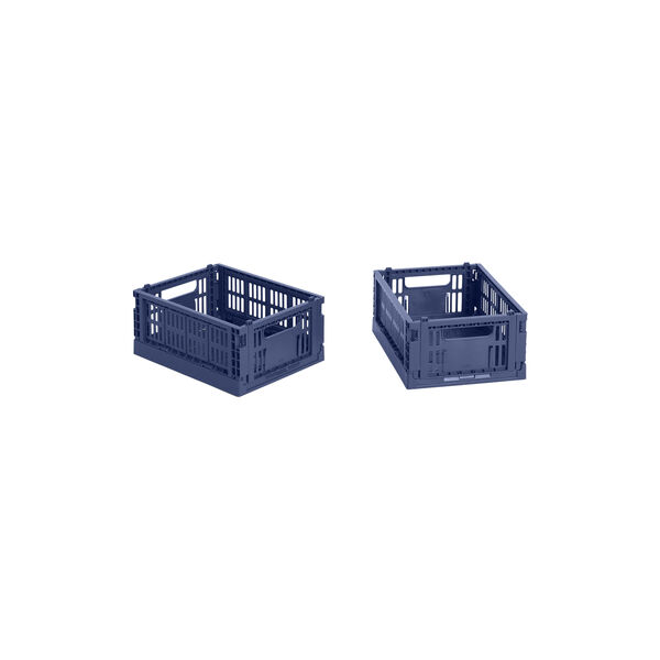 HAY Colour Crate Mini 2 stk., dark blue, HAY