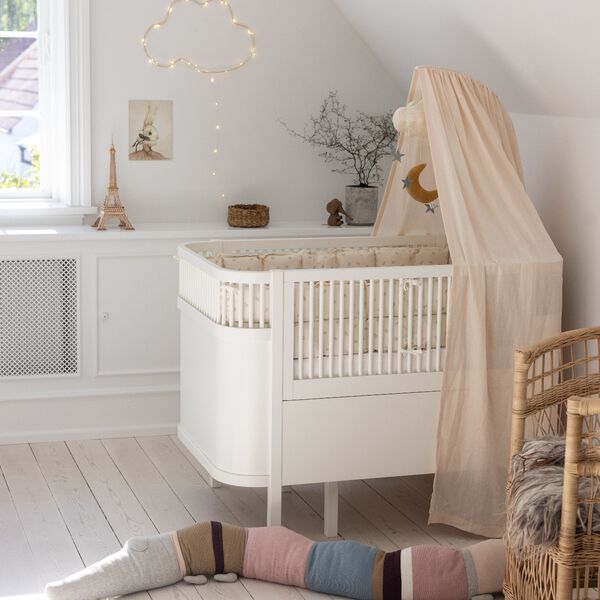 Sleepy Croc pute, birchbark rose mix, Sebra