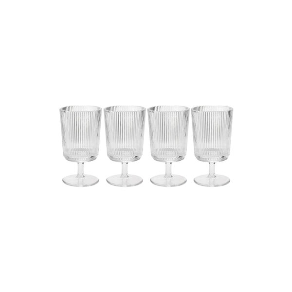 Pilastro vinglass 4 stk, clear Pilastro vinglass 4 stk, clear, Stelton