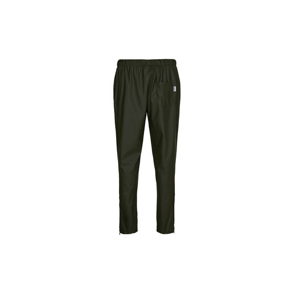 Pants slim, green, Rains