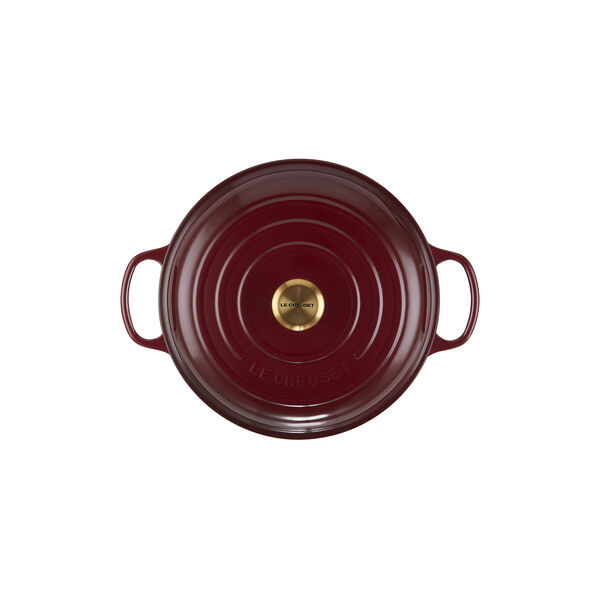 Signature st&oslash;pejern buffetgryte 30 cm, garnet, Le Creuset