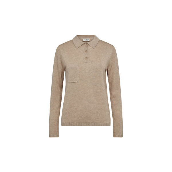 BS Celestina Regular Fit Knit, sand BS Celestina Regular Fit Knit, sand, Bruun & Stengade