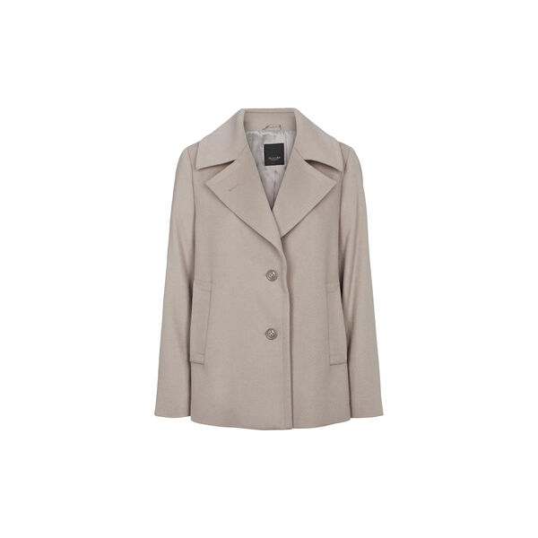 Cashmere Coat L Clareta Short, light camel, SAND Copenhagen