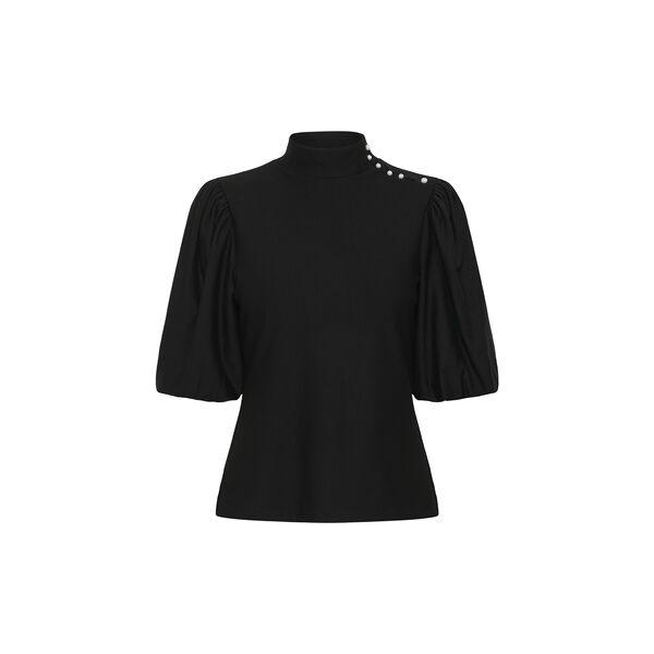 GZrifa button balloon top, black, Gestuz