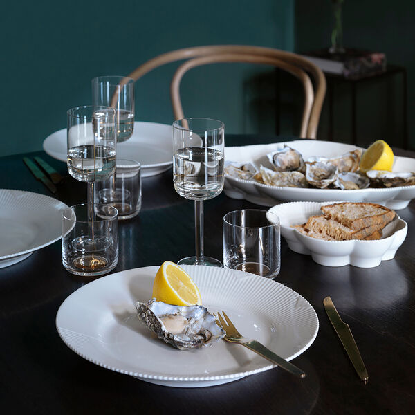 Hvit Elements fat 38,5 cm, Royal Copenhagen