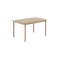 Linear Wood Table, oak veneer/oak Linear Wood Table, oak veneer/oak, Muuto