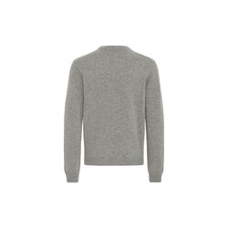 CFKARL Lambswool Polo Knit, silver mink melange, Casual Friday