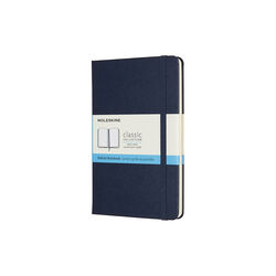 Classic Notebook prikkete sider, safirbl&aring;, Moleskine