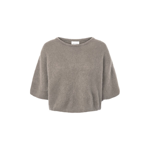 Josie Pullover 3/4 Short Sleeves, light taupe, Americandreams