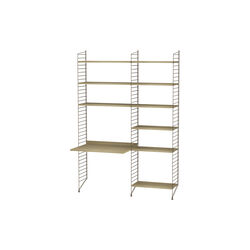 Workspace Bundle B, brown/oak, String Furniture