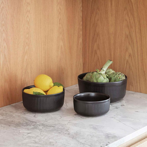 Legio Nova sk&aring;l 1 L, black, Eva Trio