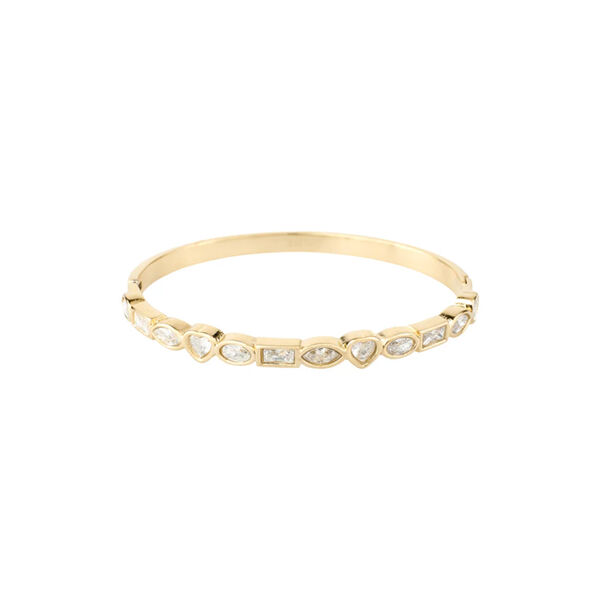 Multishaped Crystal Bangle, gold, DARK department
