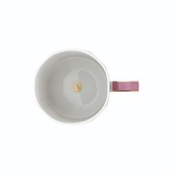 Signum Krus med h&aring;ndtak, rose, Rosenthal x Swarovski