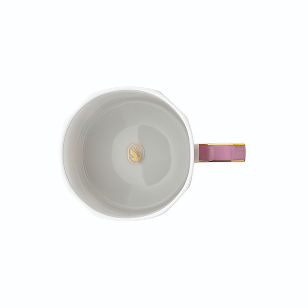 Signum Krus med h&aring;ndtak, rose, Rosenthal x Swarovski