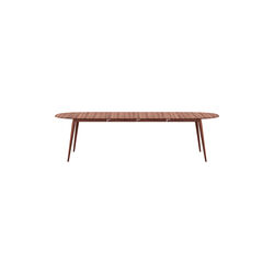 PLAYdinner Lamé Dining Table with Extension incl. 2 Extension Leaves, natural oiled walnut, Bruunmunch Furniture