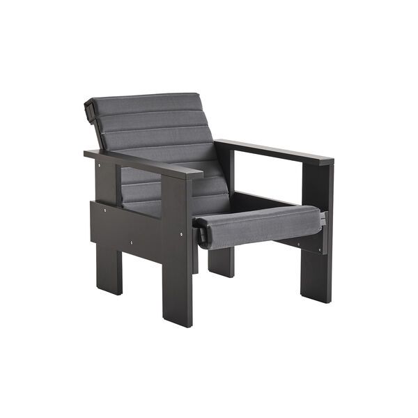 Crate Quiltet pute, antrasitt, HAY